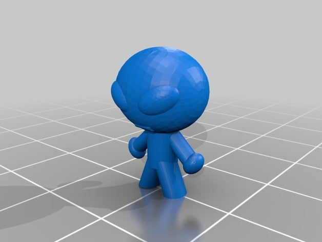 uzaylı dostum yeşil 3D print model - Mito3D