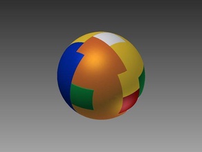 circular puzzle other 3d modular parametric toy 3d print model - Mito3D