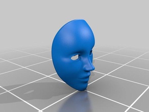 la maschera 3d print model - Mito3D