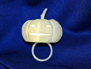 beleuchtete Kürbis-ring Ringe halloween 3d print model - Mito3D