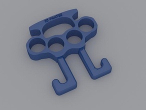 brass knuckles & bag holder hand tools 3d print model - Mito3D