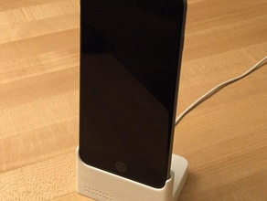 iphone 6 dock plus telefone celular a apple para stand 3d print model - Mito3D
