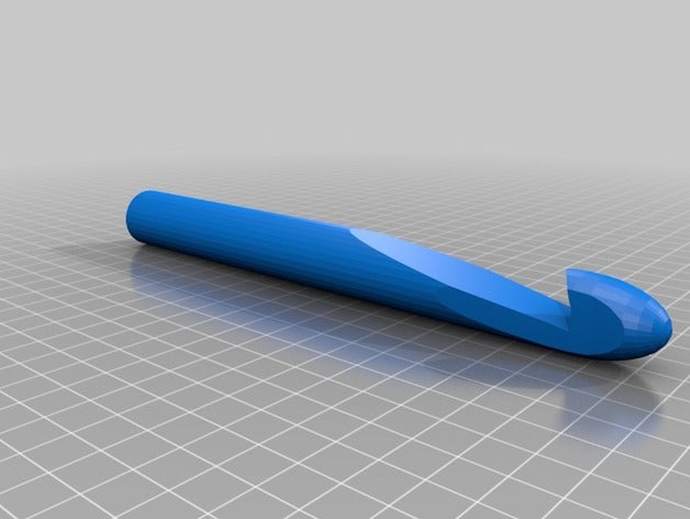 meine angepasste parametrische häkeln Haken Größe 20 Kunst-tools kundengebundene 3D print model - Mito3D