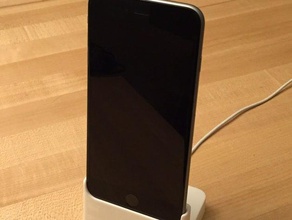 iphone 6 dock telefone celular a apple para stand 3d print model - Mito3D