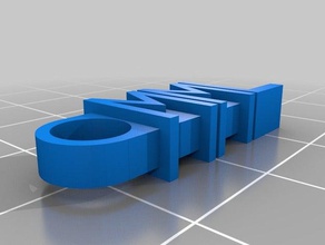mml-Schlüsselanhänger - Organisation kundengebundene 3d print model - Mito3D