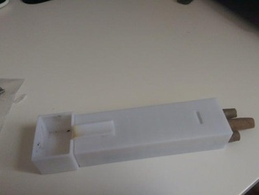 cigarillo case 6 pieces ashtray stand containers 3d print model - Mito3D