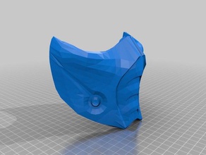 subzero face mask 3d print model - Mito3D