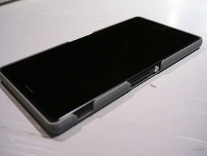 sony xperia z3 case mobile phone z1 z2 3d print model - Mito3D
