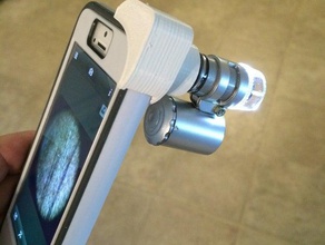 iphone 5 lupa adaptador de la cámara el 3d print model - Mito3D