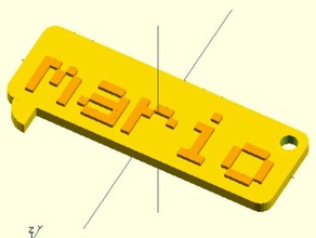 l'appel de la plaque nom générateur pièces et badges customizer 3d print model - Mito3D
