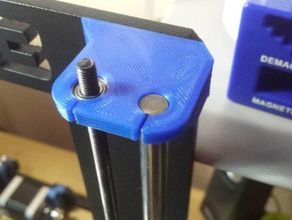 prusa i3 hephestos improved z axis brackets 3d printer parts improvement reprap 3d print model - Mito3D