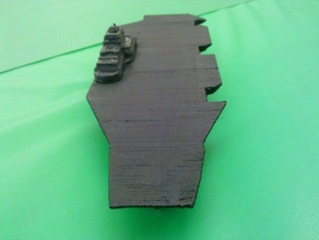 aircraft carrier other 3d sketchup 3d print model - Mito3D