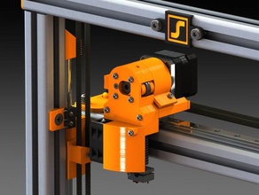 squarebot extruder 3d printer extruders gearbox nema17 planetary 3d print model - Mito3D