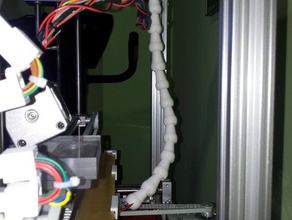 câble de la chaîne d'snodabile 3d l'imprimante pièces personnalisé en vedette openscad reprap utile 3d print model - Mito3D