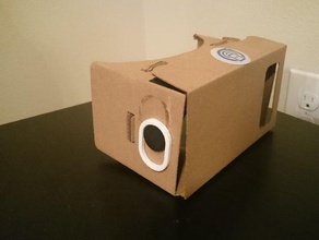 google cardboard magnet holder electronics magnetic virtual reality 3d print model - Mito3D