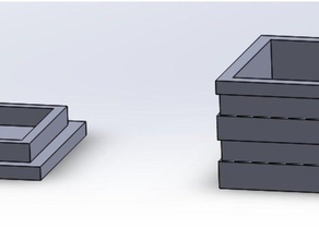 secret storage box containers 3d print model - Mito3D