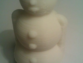 snowman 2014 creatures ball figure hand hat model white winter 3d print model - Mito3D