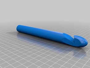 mi personalizados paramétrico de ganchillo 20mm herramientas del arte personalizado 3d print model - Mito3D