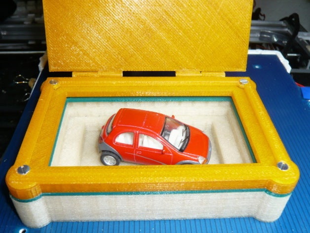 la pequeña caja de tapa abatible hecho cosa 506288 diy cuadro caso regalo almacenamiento 3D print model - Mito3D