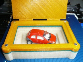 small box hinged lid made thing 506288 diy case gift storage 3d print model - Mito3D