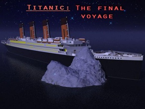 titanic última viagem playset veículos ambiente de trabalho frota iceberg 3d print model - Mito3D