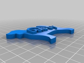 tozlu benim beagle Anahtarlık özelleştirilmiş 3d print model - Mito3D