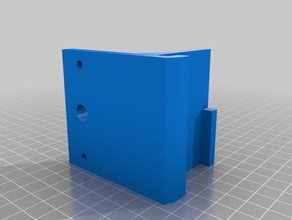 bowden mount greg wade extruder 6mm alu i3 3d printer extruders e3dv6 adapter prusa 3d print model - Mito3D