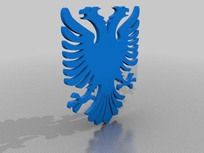 albanian eagle 3d print model - Mito3D