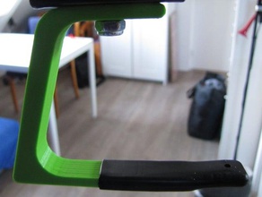 bike saddle hook ceiling lift sport & outdoors attachment mount 3d print model - Mito3D