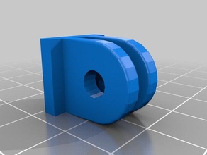 mount double camera customized 3d print model - Mito3D