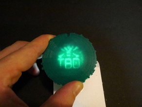 proyecto de desecho secretos personalizable halloween lithophane 3d print model - Mito3D