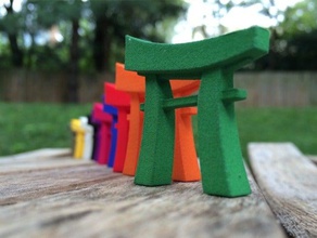 joi konpurekkusu pocket torii sculptures art project instagram japan japanese photography shinto gate twitter 3d print model - Mito3D