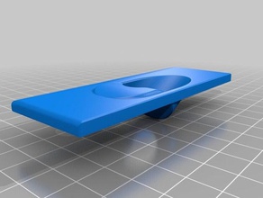 placca di uscita del cavo parti ricambio 3d print model - Mito3D