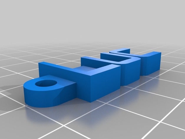 luc organización personalizado 3D print model - Mito3D