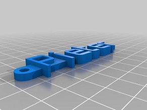 pieter de l'organisation personnalisé 3d print model - Mito3D