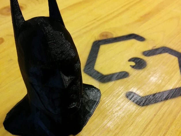 batman reparado + gcode brinquedos & games do busto ng sharebot simplify3d 3D print model - Mito3D