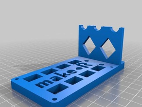 soporte para electr nica impresora prusa i3 único quadro Impressora 3d de peças tornar-r rampas 14 3d print model - Mito3D