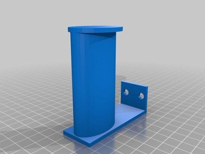 blue tape holder under shelf 3d printer accessories 3d print model - Mito3D