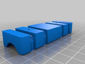 double linear bearing mount 3d printer parts 3d print model - Mito3D