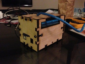 lasercut arduino mega caixa eletrônica openscad paramétrico madeira 3d print model - Mito3D