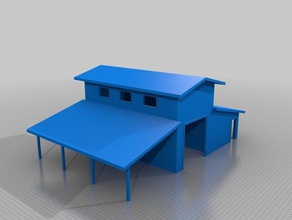 barn 1 buildings & structures 3d print model - Mito3D
