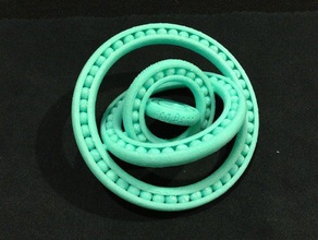 filatura triplequadruple cuscinetti a sfera meccanica i giocattoli palle meccanici 3d print model - Mito3D