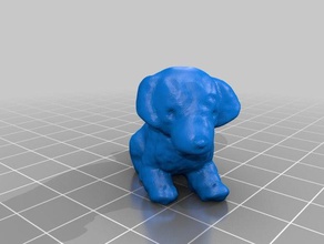 oyuncak köpek tarama ve kopyaları 3d print model - Mito3D