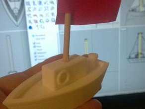 toy boat toys & games 3d print model - Mito3D