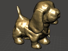 one more toy dog - scans & replicas kinect scan 3d print model - Mito3D