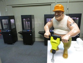 bold machines bridge worker margo movie people comedy film human model 3d print model - Mito3D