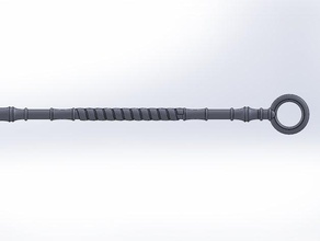 ninja staff art japan weapon 3d print model - Mito3D