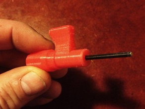 allen anahtar 2 mm kolu el aletleri 3d yazıcı aksesuarları anahtarı printrbot simple metal tornavida aracı 3d print model - Mito3D