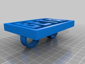 beta anéis personalizado 3d print model - Mito3D