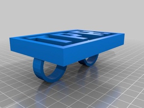 tpr los anillos personalizado 3d print model - Mito3D